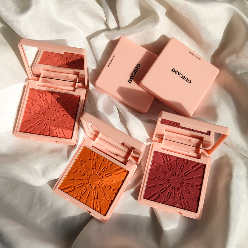 Beauty Makeup Novo - Perzik Blush Palet Pearly Gezicht Imagic