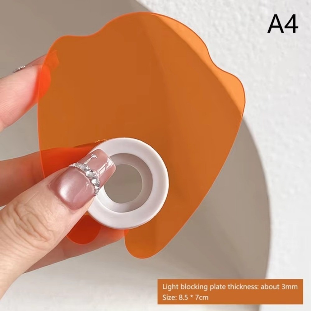 Uv Nail Lamp - Acryl Lichtblokkerende Baffle Anti-Blauw Licht Rechtvormige