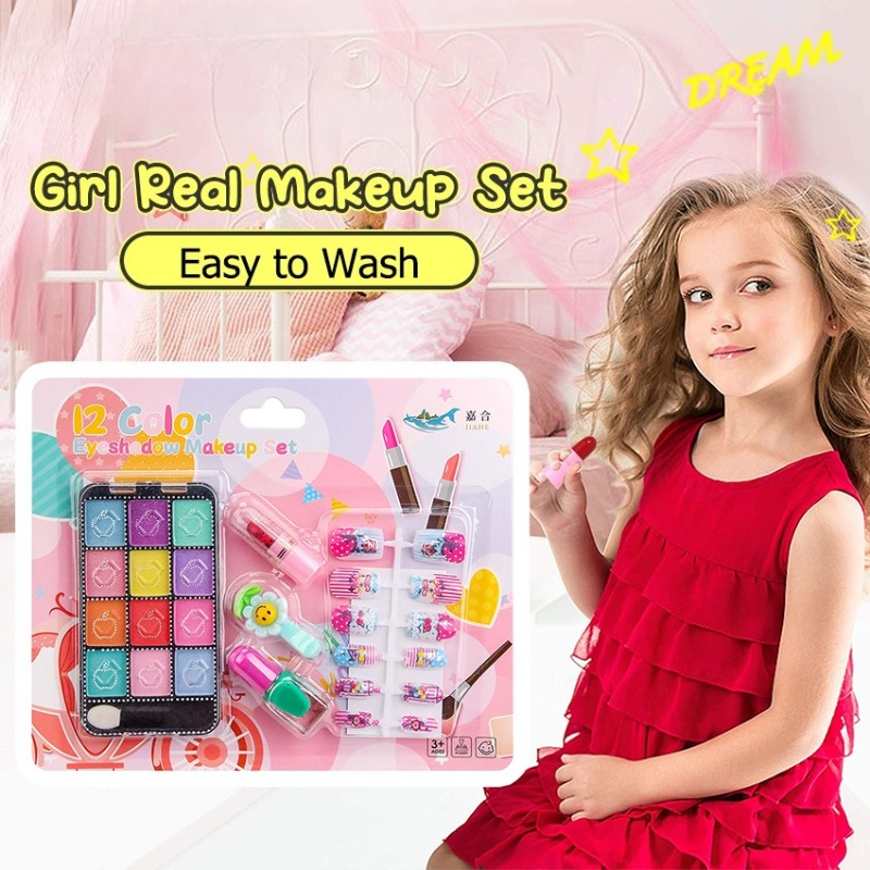 Beauty Makeup For Kids - Kinder make-up set voor meisjes, afwasbaar,