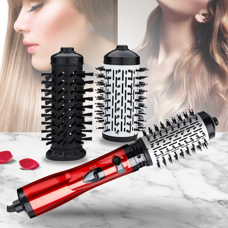 Hair Straightener - Föhnborstel 2 Vervangbare kop 360 Roterende