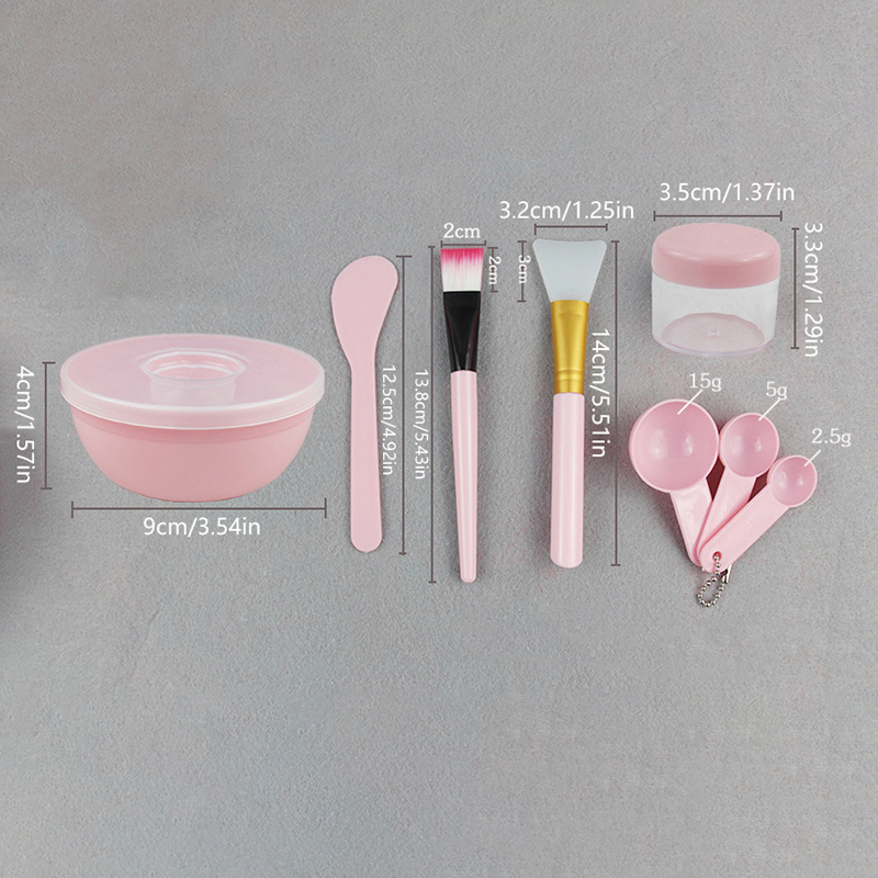 Woman Beauty Makeup - Gezichtsmasker borstel, maskerkom, lepelset, maskerborstel, DIY