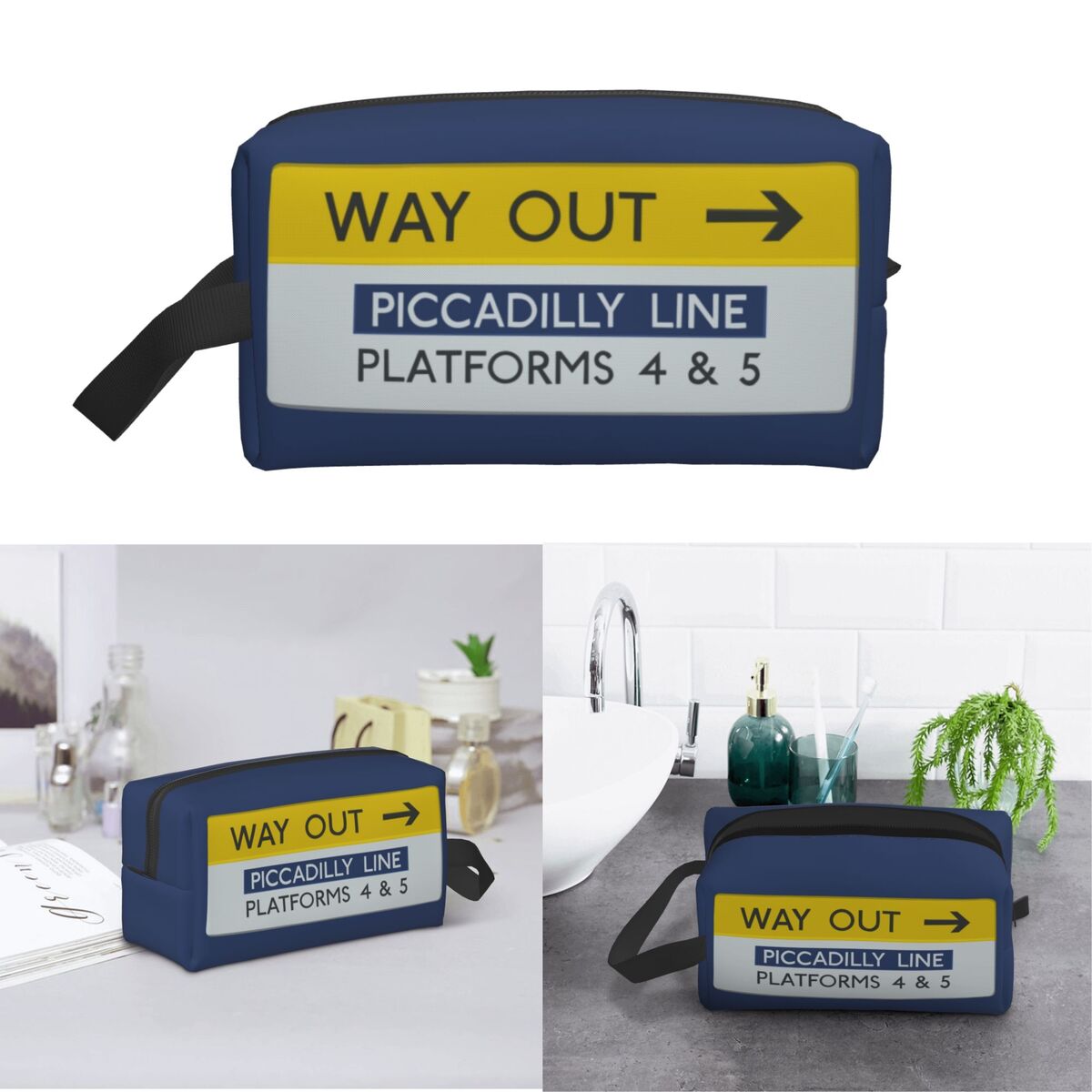 Beauty Makeup London - London Underground Way Out Sign Make-uptas