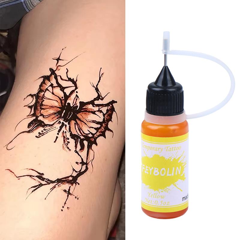Beauty Juice Makeup - Natuurlijk vruchtensap Tijdelijke tattoo-inkt Semi-permanente body