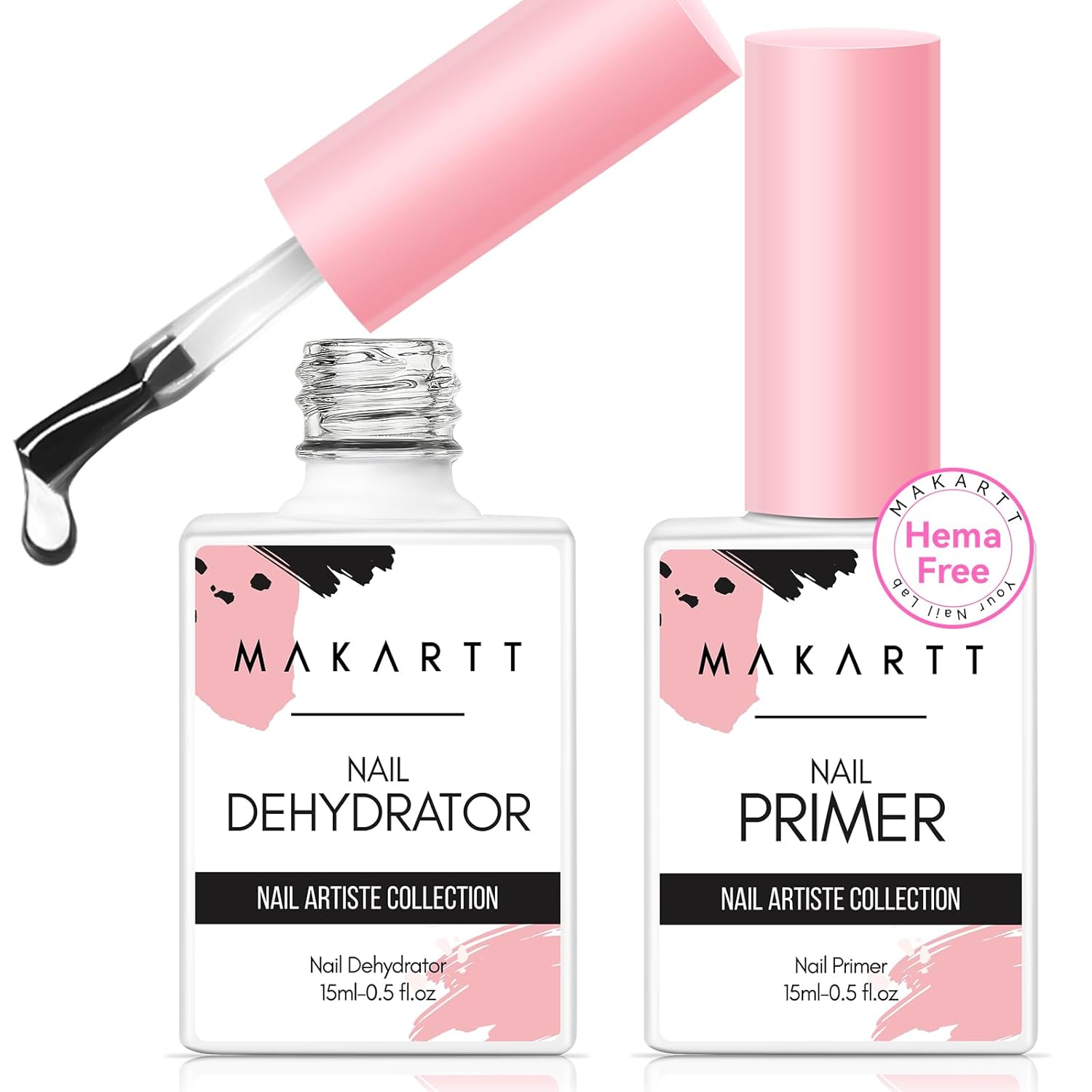 Nail Dehydrator Primer - 2 Stuks Zuurvrij Natuurlijke Nail Prep