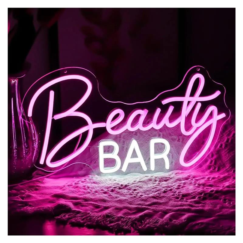 Beauty Bar Neon Sign Dimbaar l - Beauty Makeup Wallpaper recensie en prijs