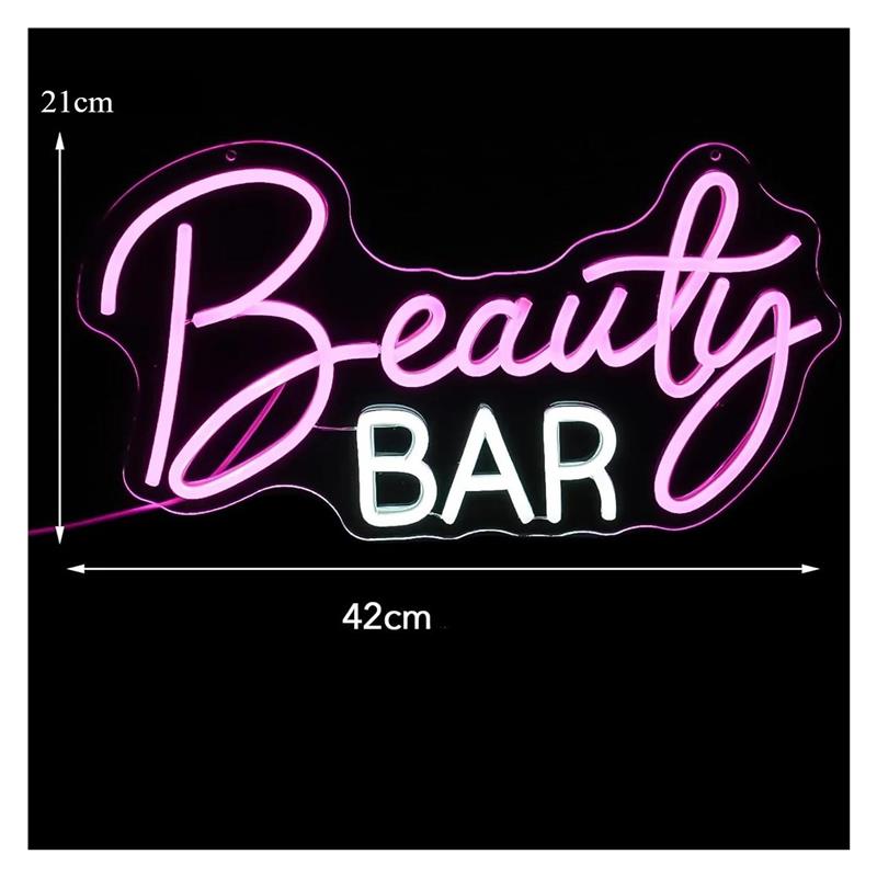 Beauty Bar Neon Sign Dimbaar l - Beauty Makeup Wallpaper recensie en prijs