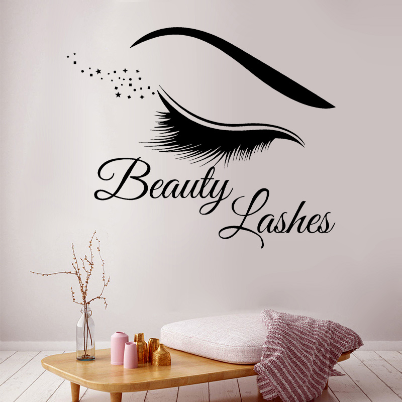 Moderne wimpers wimpers muurst - Beauty Makeup Wallpaper recensie en prijs