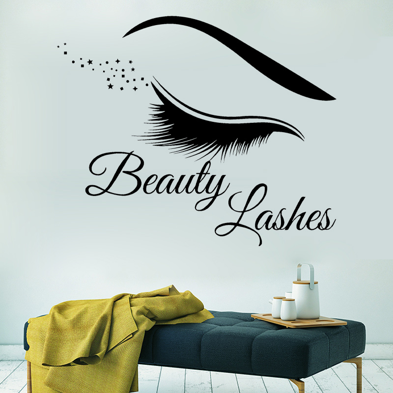 Moderne wimpers wimpers muurst - Beauty Makeup Wallpaper recensie en prijs