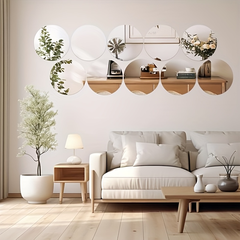 10 stuks 30cm ronde 2D acryl s - Beauty Makeup Wallpaper recensie en prijs