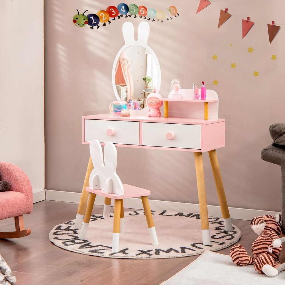 EY Kids Vanity, houten make-up - Beauty Makeup For Kids recensie en prijs