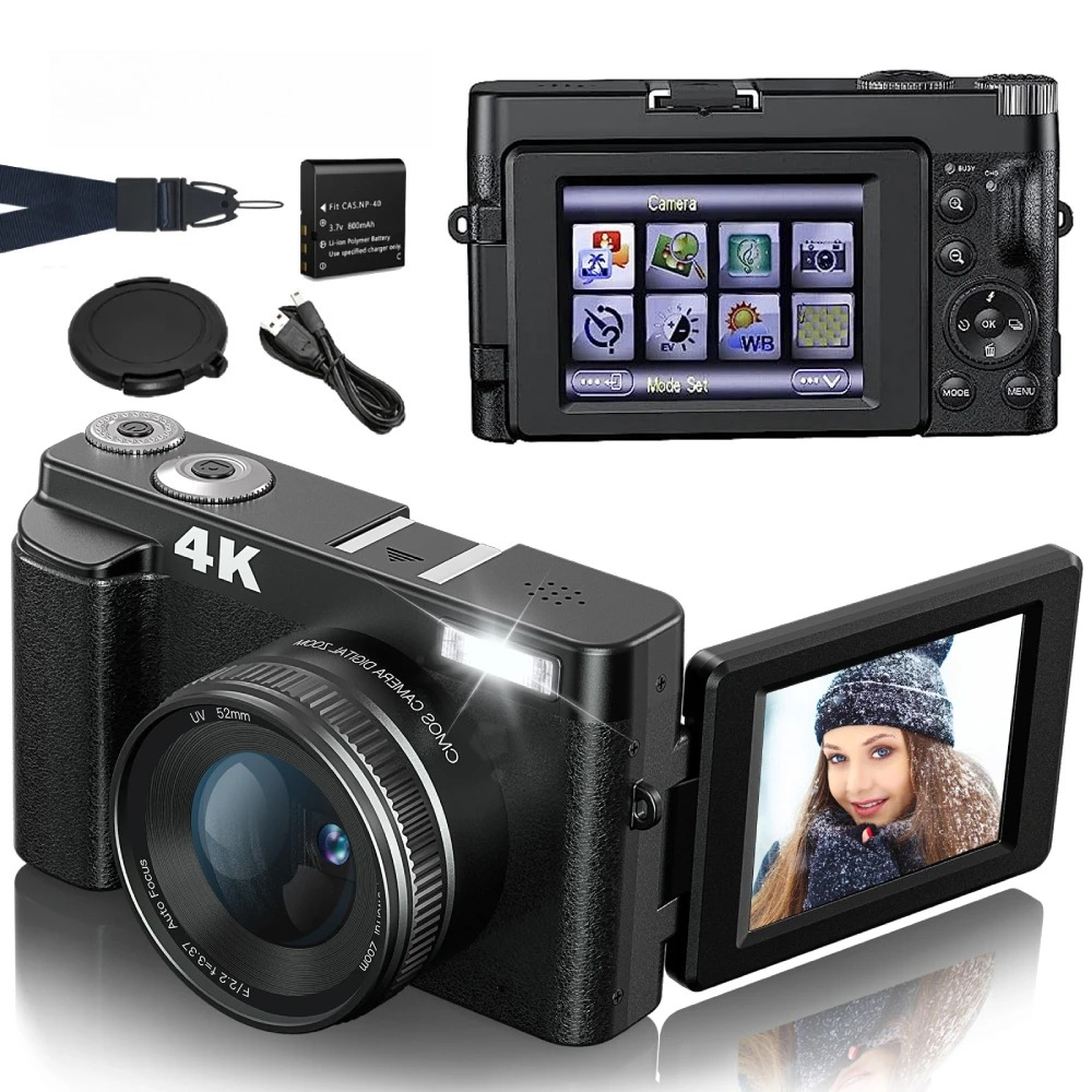 4K 48MP Compacte Vlogging Came - Beauty Makeup Images recensie en prijs