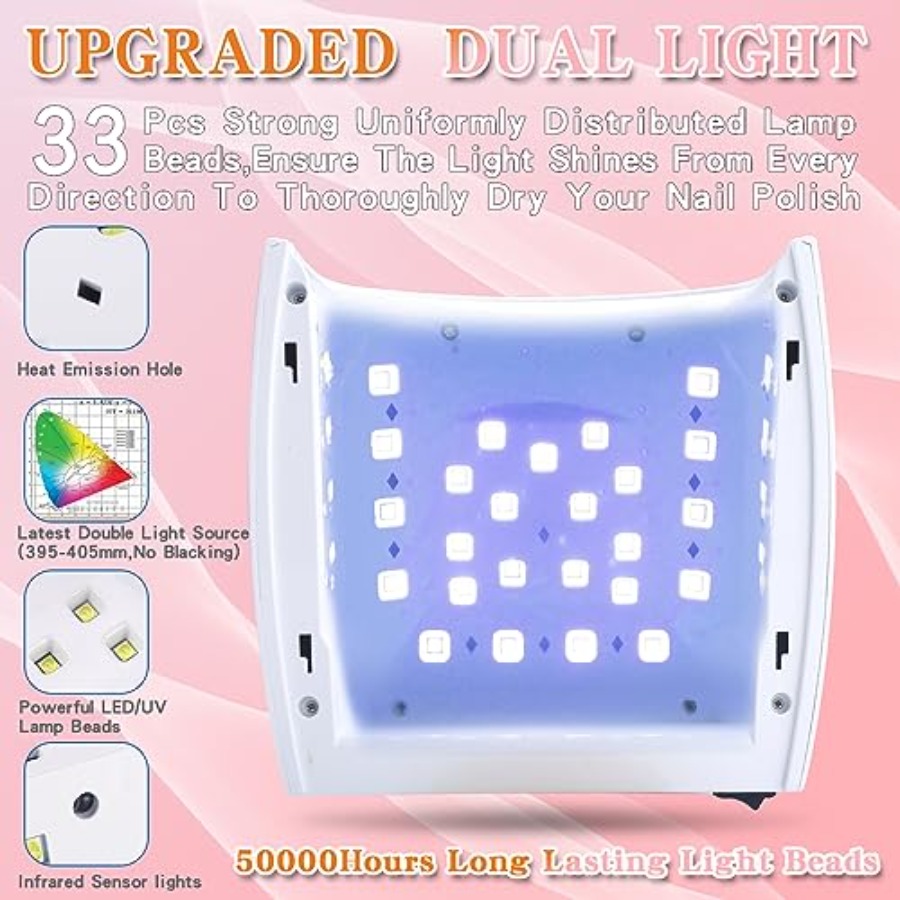 Oplaadbare, sneller drogende U - Uv Nail Lamp recensie en prijs
