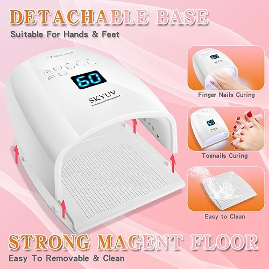 Oplaadbare, sneller drogende U - Uv Nail Lamp recensie en prijs