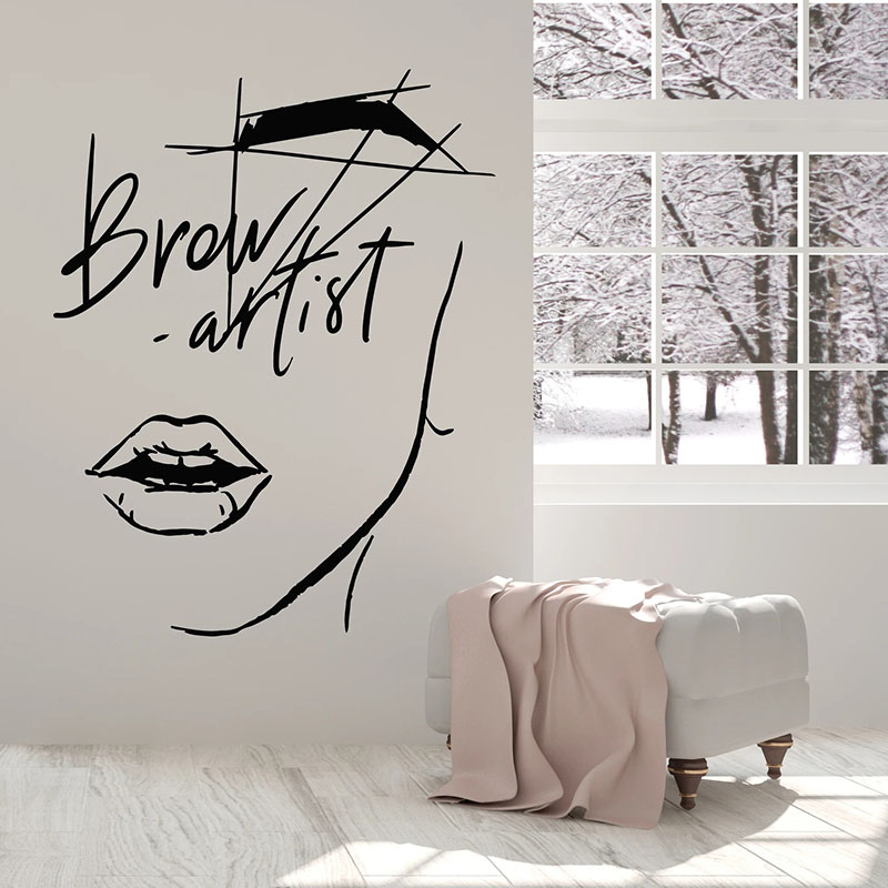 Abstract Meisje Gezicht Muurta - Beauty Makeup Wallpaper recensie en prijs
