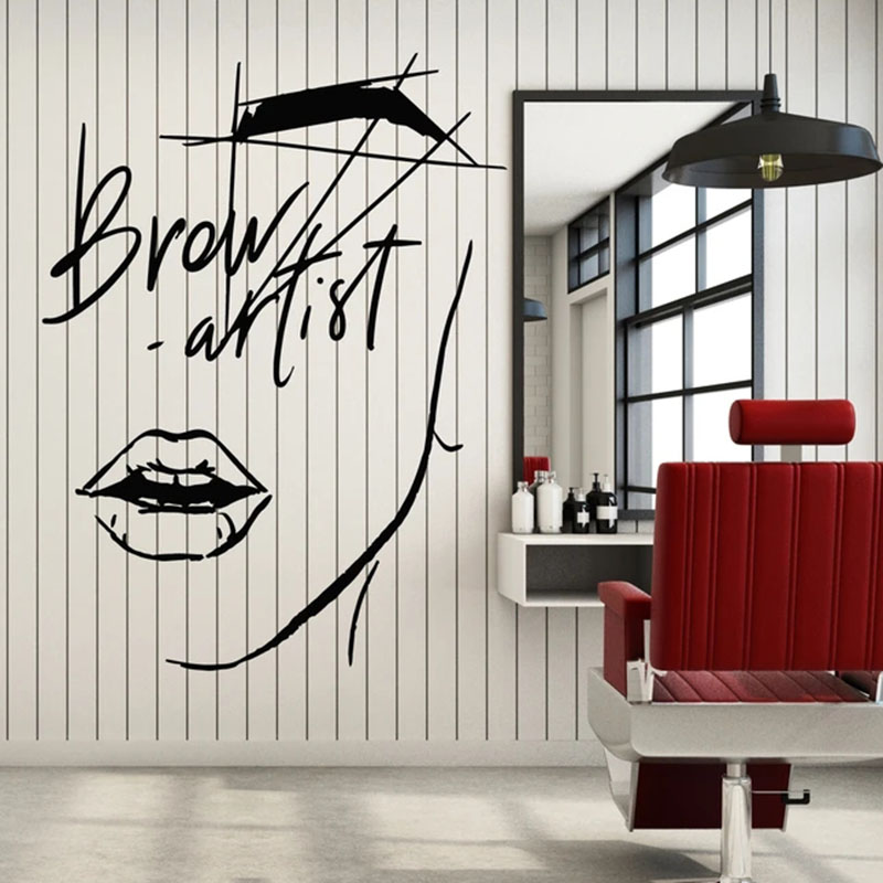 Abstract Meisje Gezicht Muurta - Beauty Makeup Wallpaper recensie en prijs