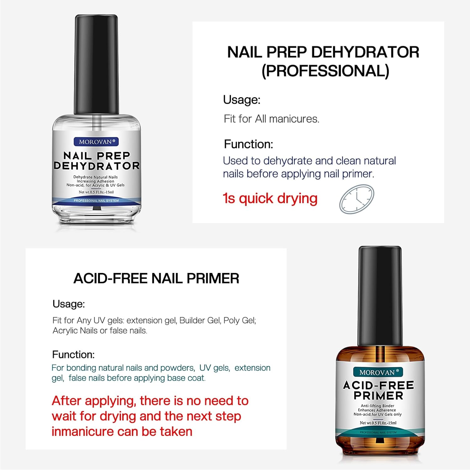 Professionele natuurlijke nage - Nail Dehydrator Primer recensie en prijs