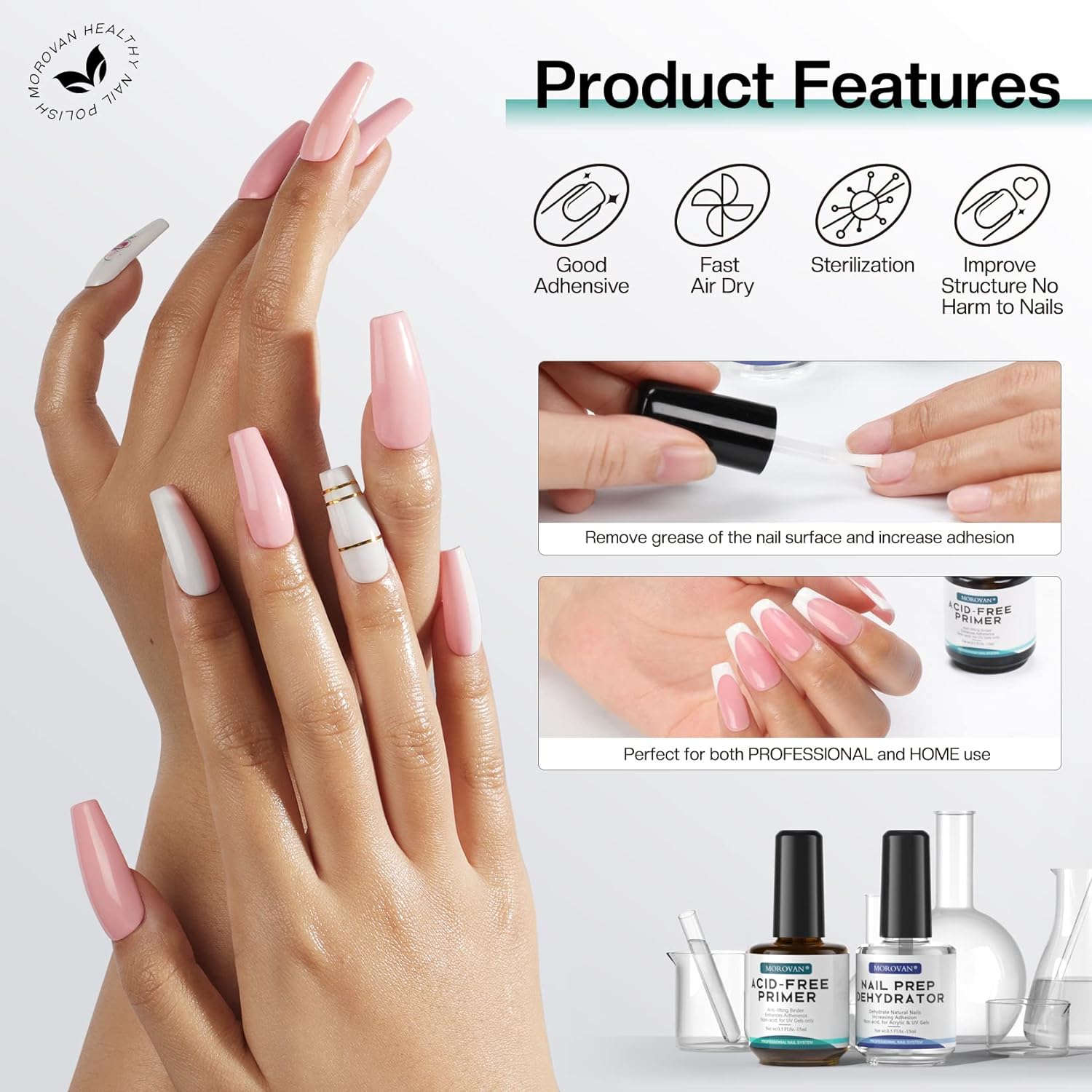 Professionele natuurlijke nage - Nail Dehydrator Primer recensie en prijs