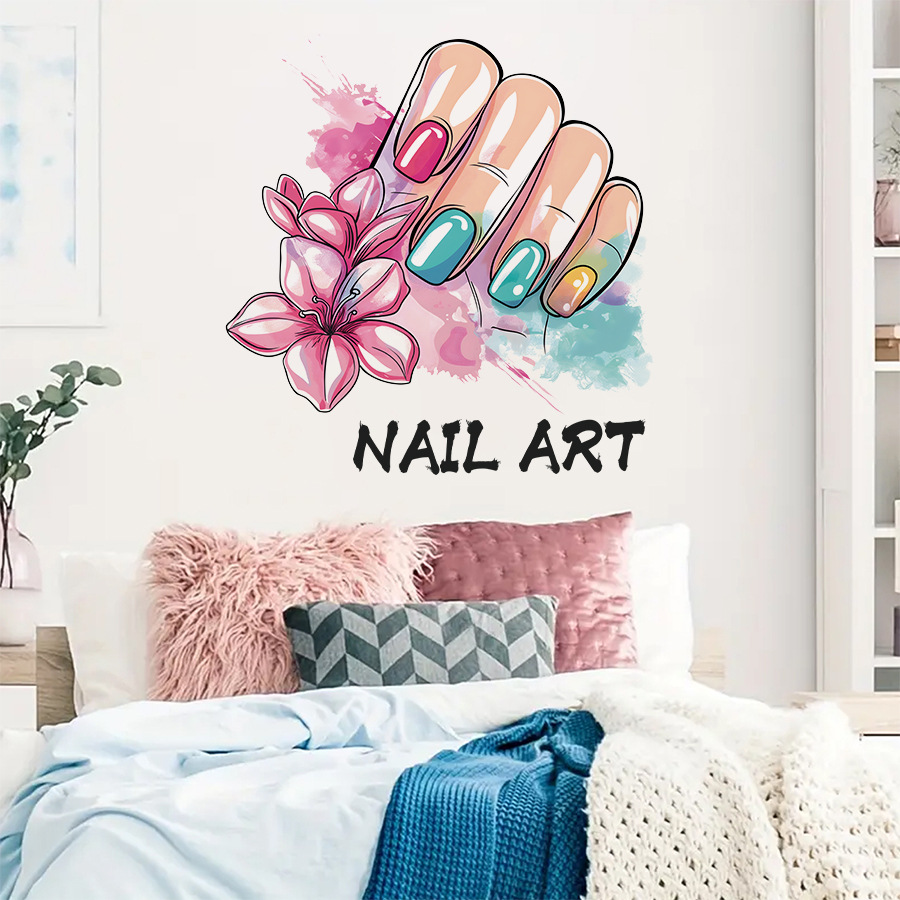 Kleurrijke Make-Up Nail Art Sa - Beauty Makeup Wallpaper recensie en prijs