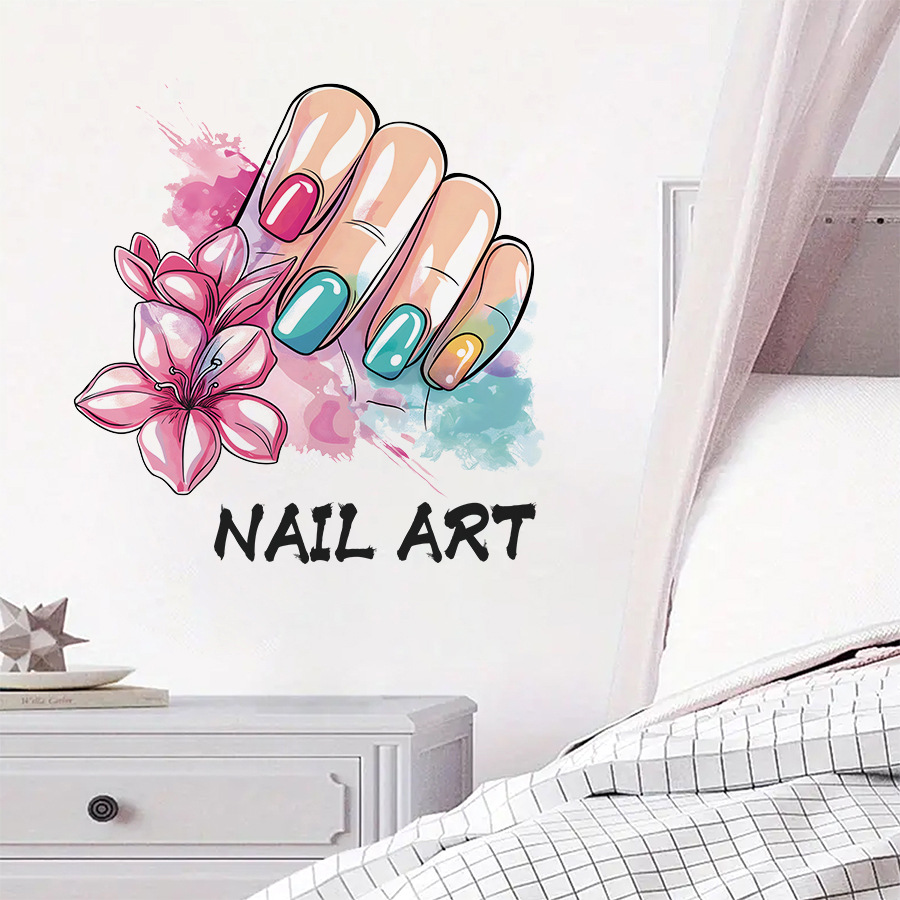 Kleurrijke Make-Up Nail Art Sa - Beauty Makeup Wallpaper recensie en prijs