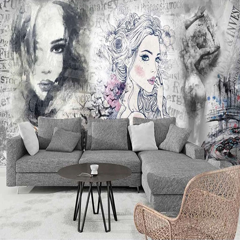 Aangepaste 3D muurschildering  - Beauty Makeup Wallpaper recensie en prijs