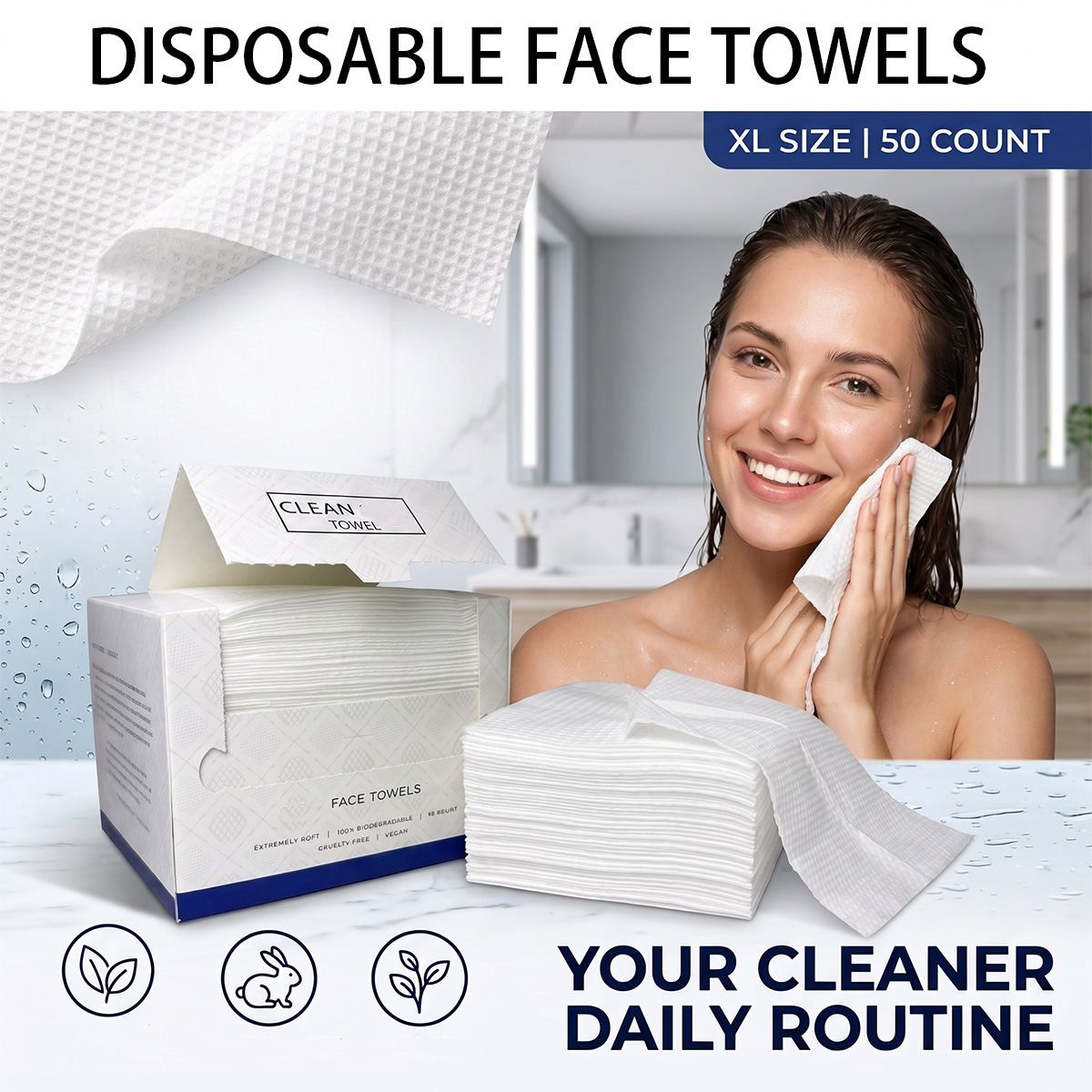 50 stuks/doos Wegwerp gezichts - Beauty Makeup Remover recensie en prijs