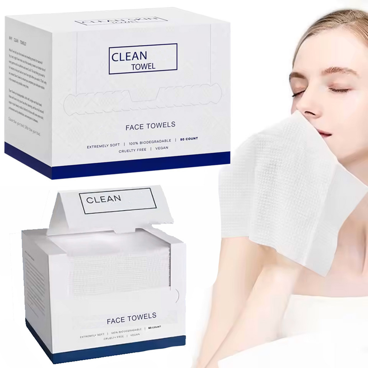 50 stuks/doos Wegwerp gezichts - Beauty Makeup Remover recensie en prijs