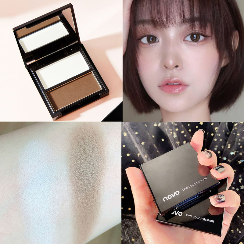 NOVO Two Tone Makeup Disc Powd - Beauty Makeup Novo recensie en prijs