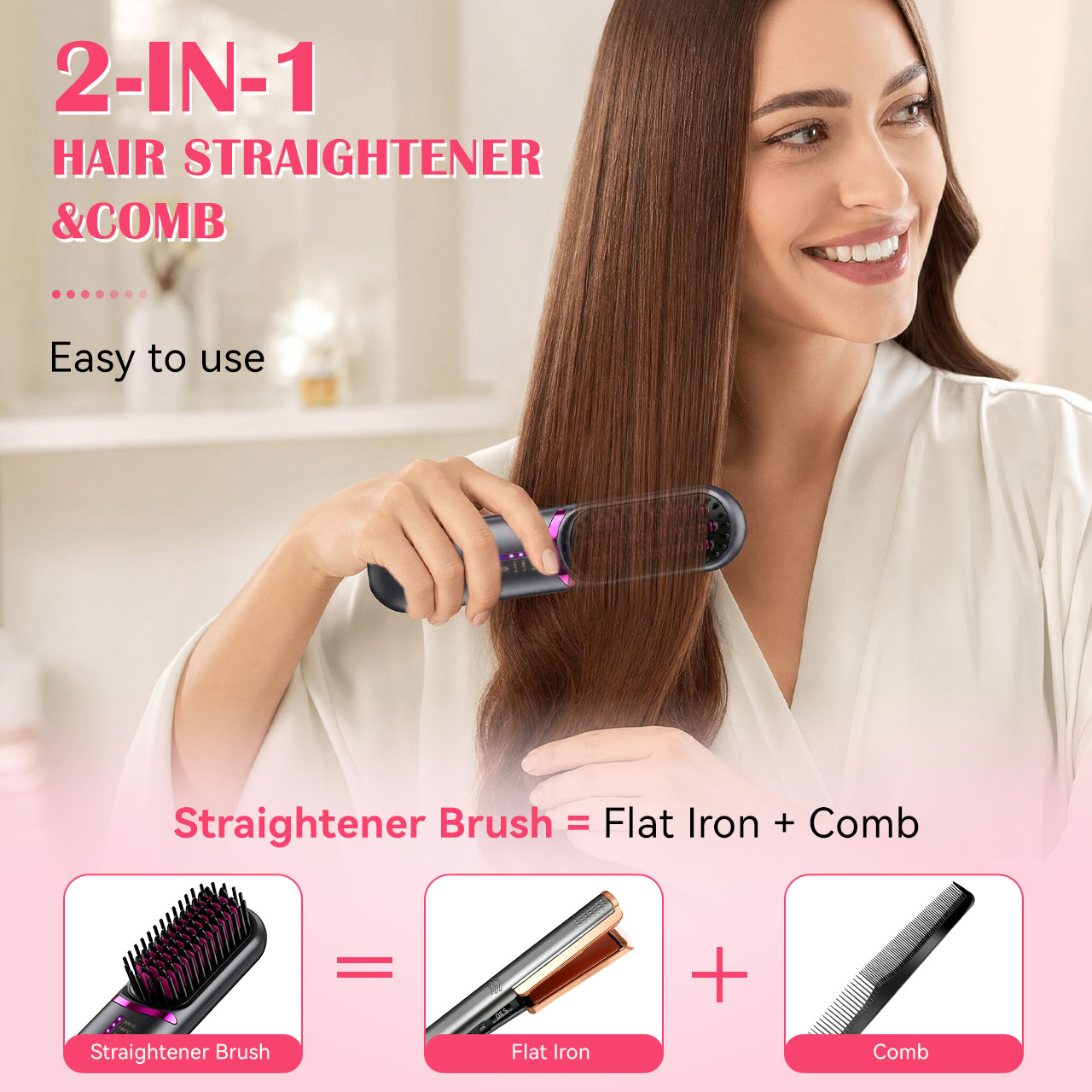 Hatteker Draadloze Draagbare R - Hair Straightener recensie en prijs